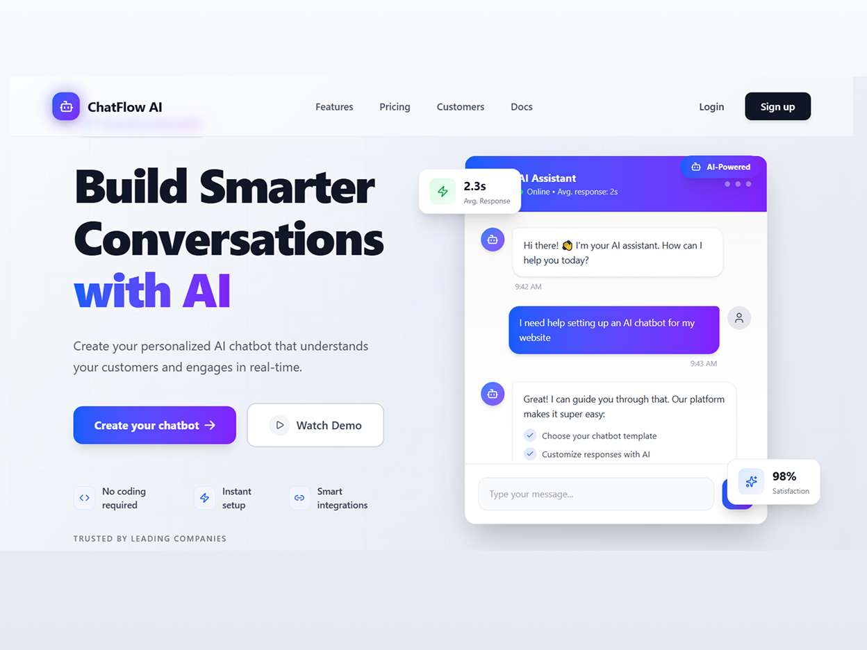 AI-Powered Chatbot preview